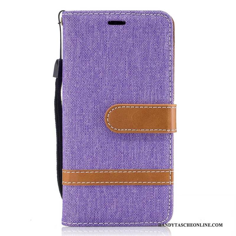 Hülle Samsung Galaxy A5 2016 Folio Denim Grau, Case Samsung Galaxy A5 2016 Geldbörse