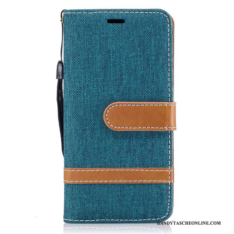 Hülle Samsung Galaxy A5 2016 Folio Denim Grau, Case Samsung Galaxy A5 2016 Geldbörse