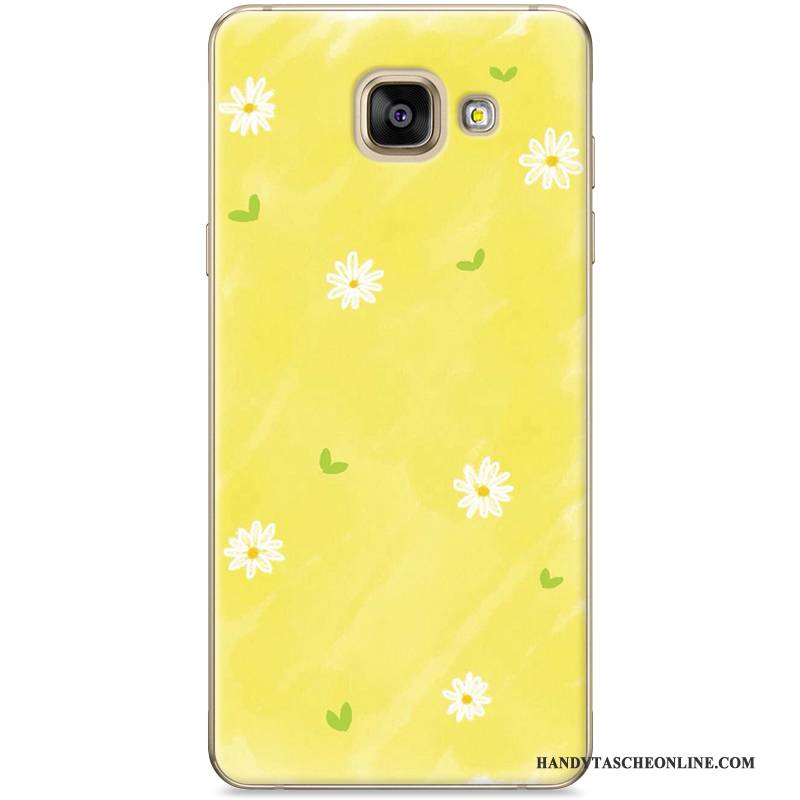 Hülle Samsung Galaxy A5 2016 Gemalt Gelb Handyhüllen, Case Samsung Galaxy A5 2016 Kreativ