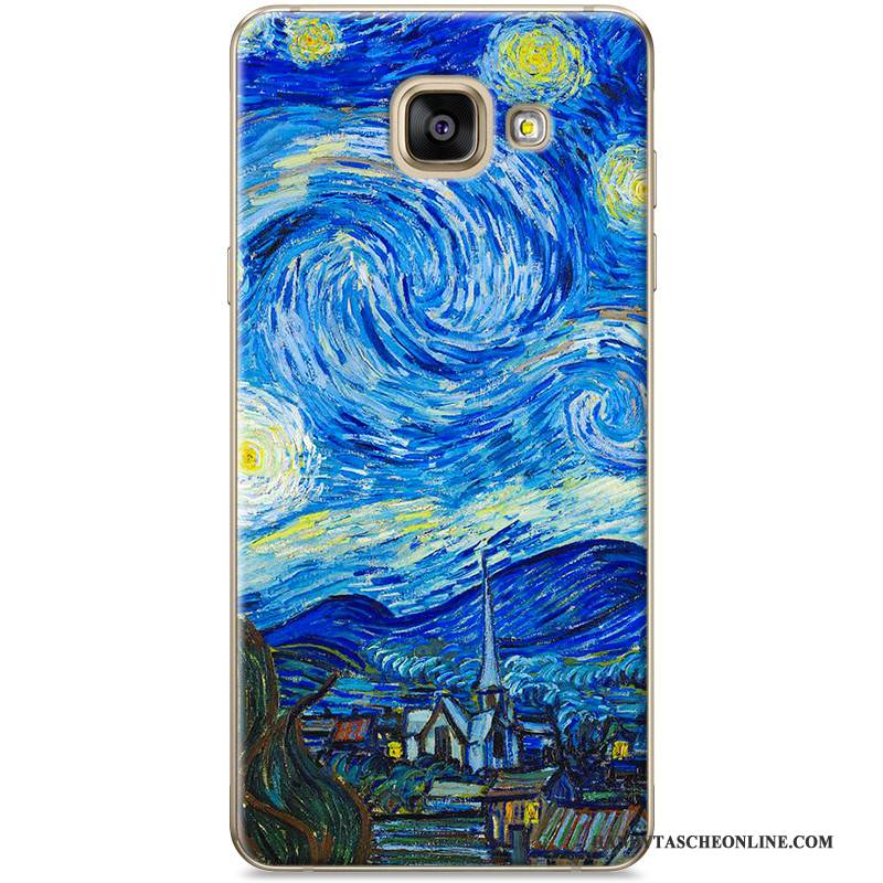 Hülle Samsung Galaxy A5 2016 Karikatur Blau Schwer, Case Samsung Galaxy A5 2016 Schutz Handyhüllen