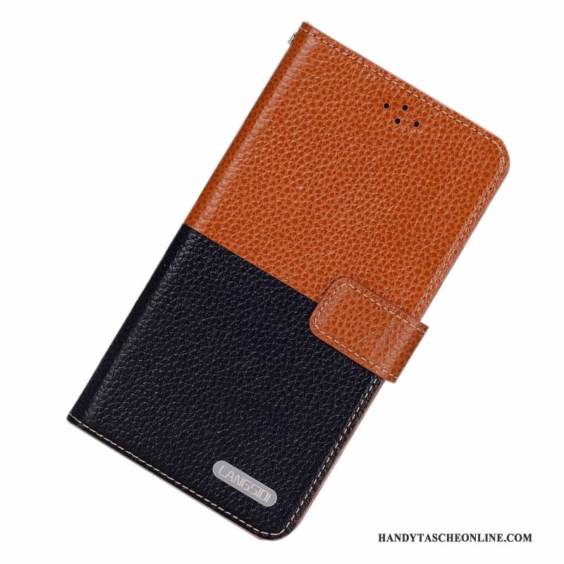 Hülle Samsung Galaxy A5 2016 Leder Einfach Anti-sturz, Case Samsung Galaxy A5 2016 Silikon Handyhüllen Schwarz