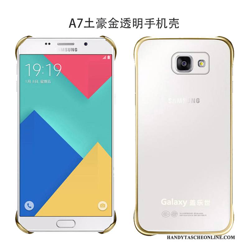 Hülle Samsung Galaxy A5 2016 Lederhülle Handyhüllen Echt, Case Samsung Galaxy A5 2016 Schutz Transparent Hintere Abdeckung