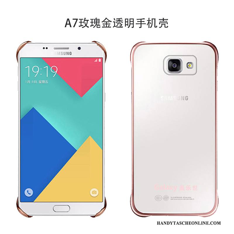 Hülle Samsung Galaxy A5 2016 Lederhülle Handyhüllen Echt, Case Samsung Galaxy A5 2016 Schutz Transparent Hintere Abdeckung