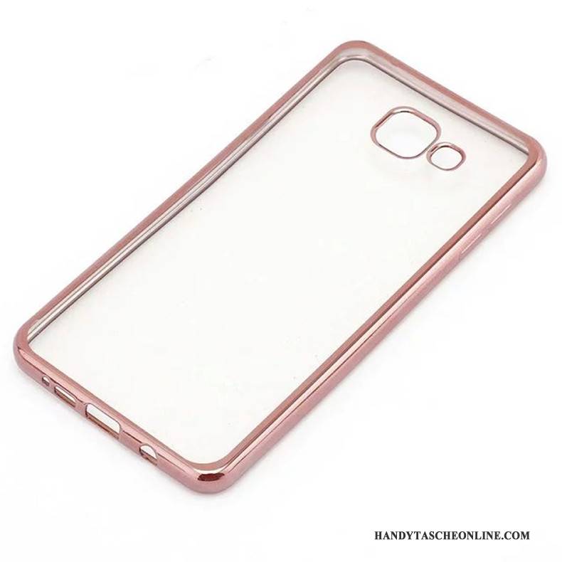 Hülle Samsung Galaxy A5 2016 Schutz Anti-sturz Gold, Case Samsung Galaxy A5 2016 Weiche Transparent Handyhüllen