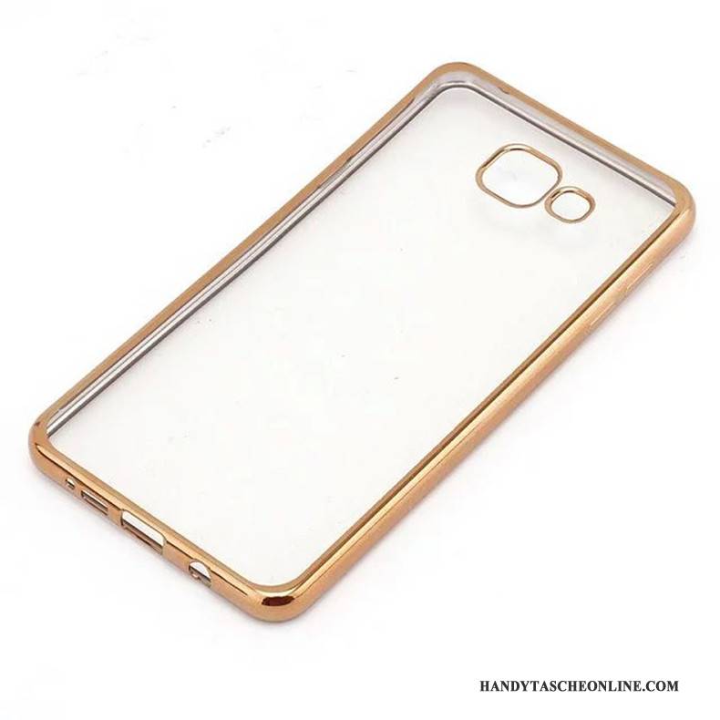 Hülle Samsung Galaxy A5 2016 Schutz Anti-sturz Gold, Case Samsung Galaxy A5 2016 Weiche Transparent Handyhüllen