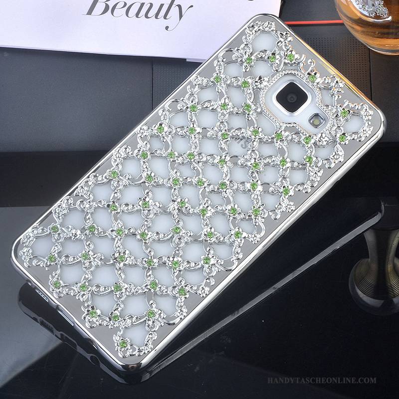 Hülle Samsung Galaxy A5 2016 Strass Handyhüllen Anti-sturz, Case Samsung Galaxy A5 2016 Silikon Rosa