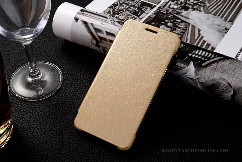 Hülle Samsung Galaxy A5 2016 Weiche Gold Dünne, Case Samsung Galaxy A5 2016 Folio