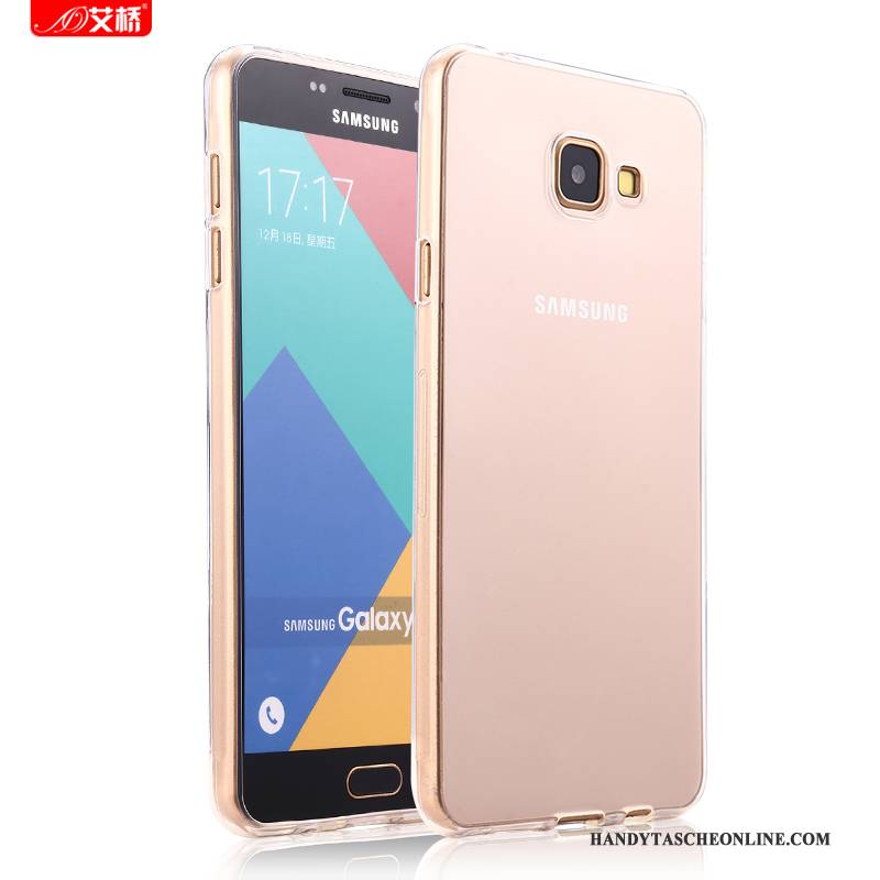 Hülle Samsung Galaxy A5 2016 Weiche Rosa Handyhüllen, Case Samsung Galaxy A5 2016 Silikon Anti-sturz Transparent