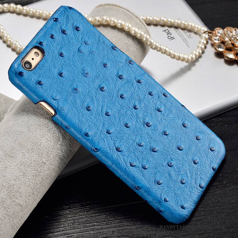 Hülle Samsung Galaxy A5 2017 Leder Blau Anti-sturz, Case Samsung Galaxy A5 2017 Lederhülle Hintere Abdeckung Schwer