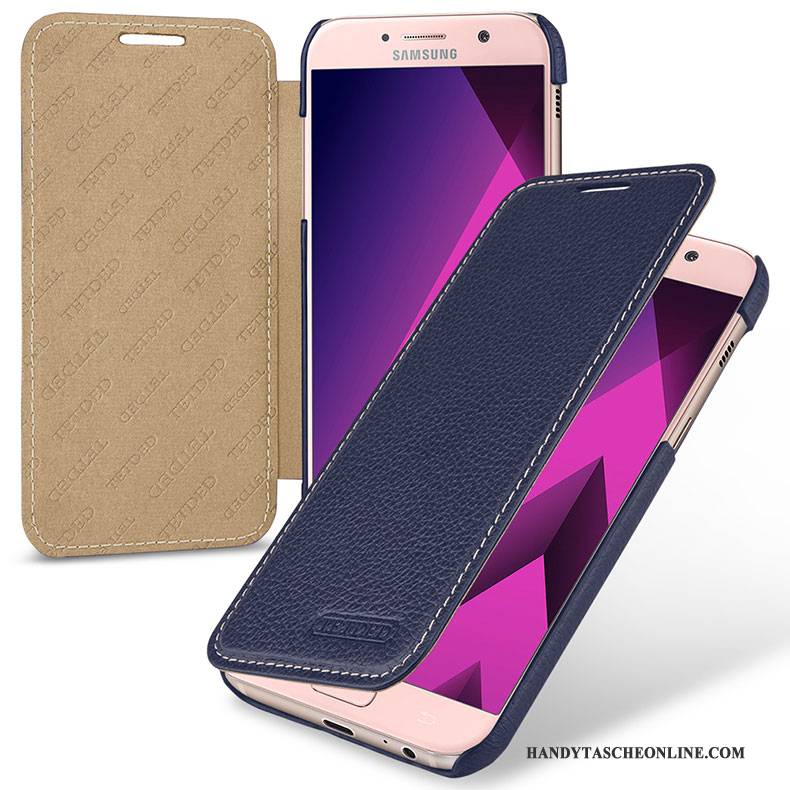 Hülle Samsung Galaxy A5 2017 Lederhülle Handyhüllen Rosa, Case Samsung Galaxy A5 2017 Schutz