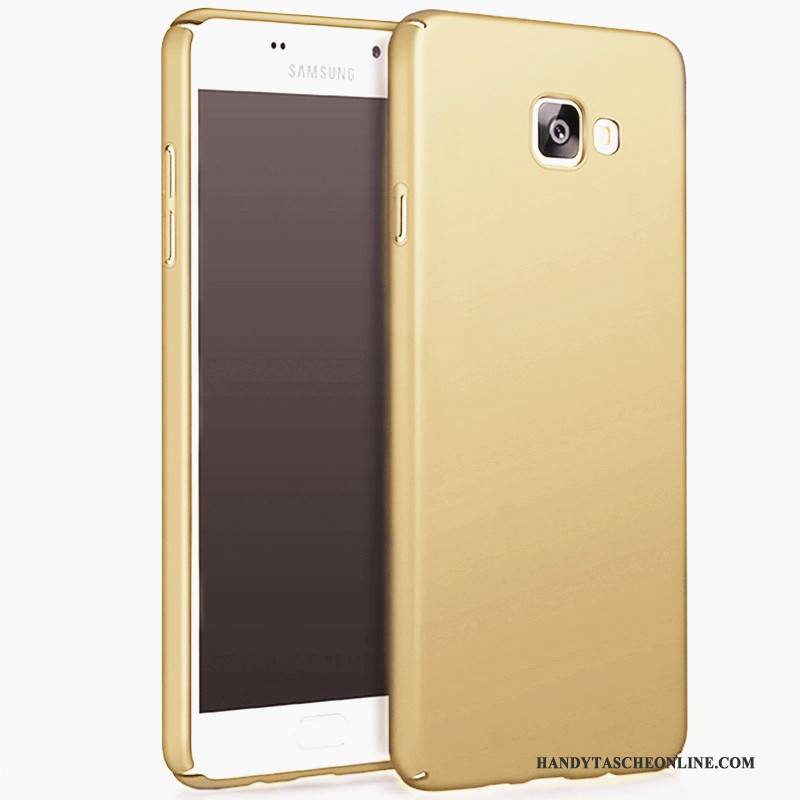 Hülle Samsung Galaxy A5 2017 Schutz Gold Schwer, Case Samsung Galaxy A5 2017 Handyhüllen Nubuck