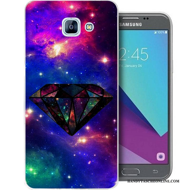 Hülle Samsung Galaxy A5 2017 Silikon Anti-sturz Handyhüllen, Case Samsung Galaxy A5 2017 Taschen Blau