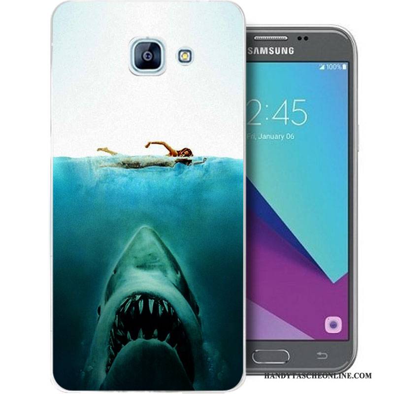 Hülle Samsung Galaxy A5 2017 Silikon Anti-sturz Handyhüllen, Case Samsung Galaxy A5 2017 Taschen Blau