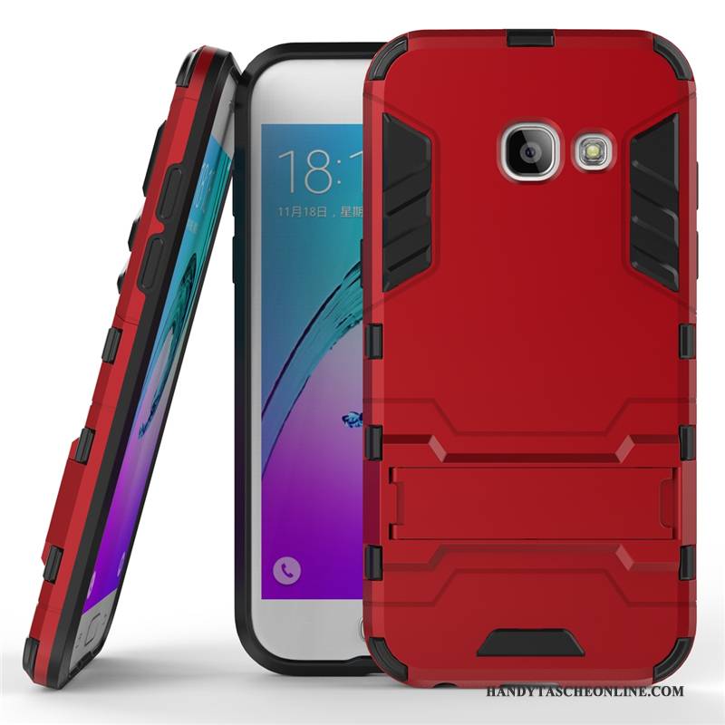 Hülle Samsung Galaxy A5 2017 Silikon Schwer Dunkelblau, Case Samsung Galaxy A5 2017 Schutz Handyhüllen Anti-sturz