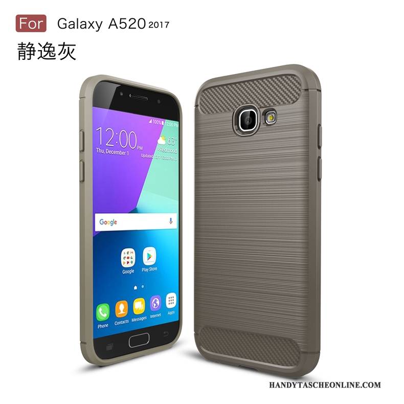 Hülle Samsung Galaxy A5 2017 Weiche Anti-sturz Seide, Case Samsung Galaxy A5 2017 Schutz Muster Handyhüllen