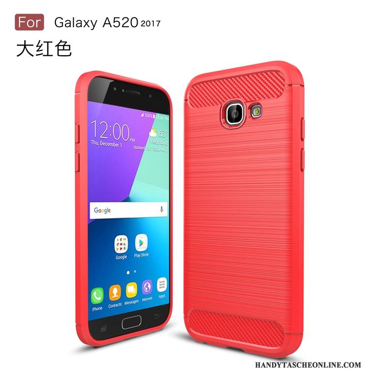 Hülle Samsung Galaxy A5 2017 Weiche Anti-sturz Seide, Case Samsung Galaxy A5 2017 Schutz Muster Handyhüllen