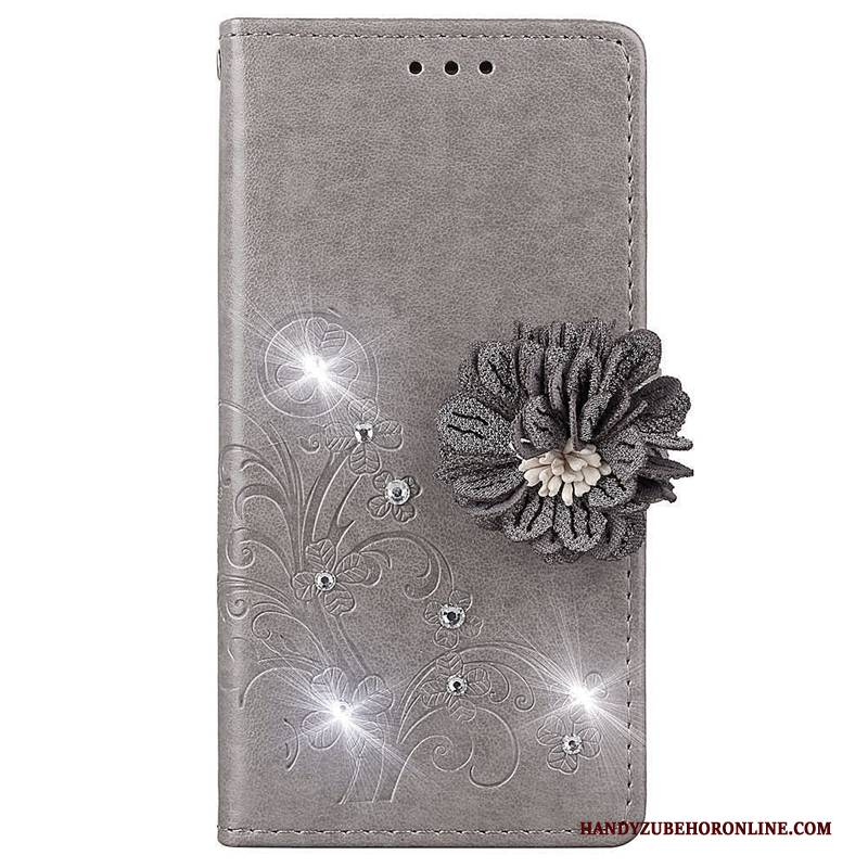 Hülle Samsung Galaxy A50 Folio Lila Handyhüllen, Case Samsung Galaxy A50 Schutz