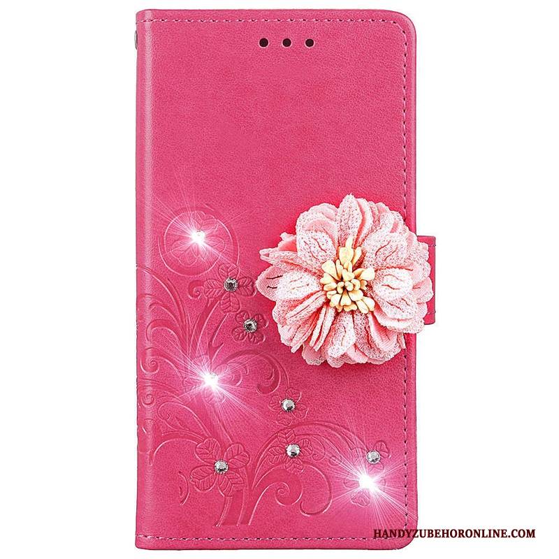 Hülle Samsung Galaxy A50 Folio Lila Handyhüllen, Case Samsung Galaxy A50 Schutz