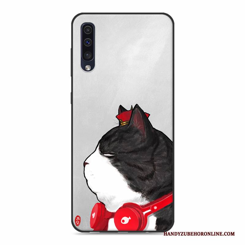 Hülle Samsung Galaxy A50 Karikatur Rosa Persönlichkeit, Case Samsung Galaxy A50 Silikon Neu Trend