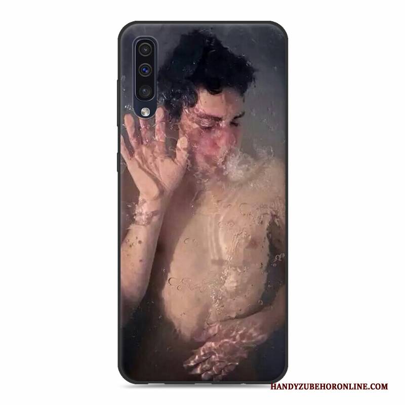 Hülle Samsung Galaxy A50 Karikatur Rosa Persönlichkeit, Case Samsung Galaxy A50 Silikon Neu Trend