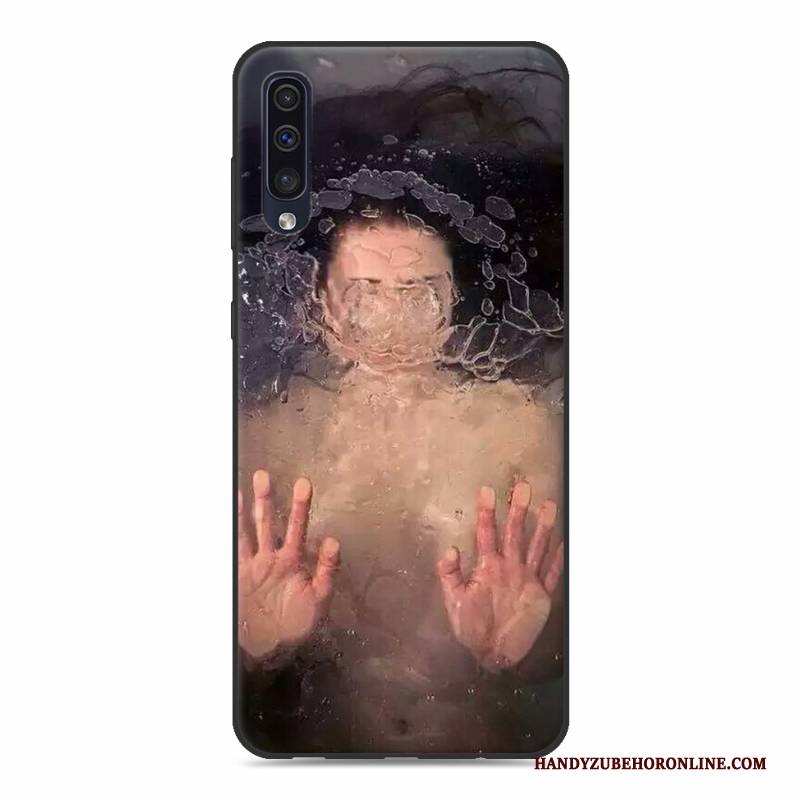 Hülle Samsung Galaxy A50 Karikatur Rosa Persönlichkeit, Case Samsung Galaxy A50 Silikon Neu Trend