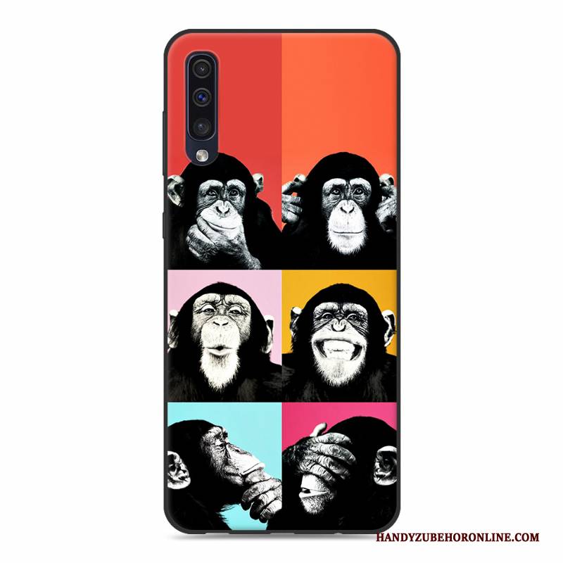 Hülle Samsung Galaxy A50 Karikatur Rosa Persönlichkeit, Case Samsung Galaxy A50 Silikon Neu Trend