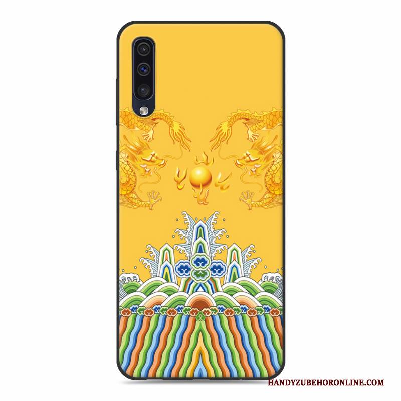 Hülle Samsung Galaxy A50 Karikatur Rosa Persönlichkeit, Case Samsung Galaxy A50 Silikon Neu Trend