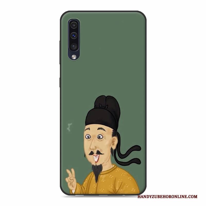 Hülle Samsung Galaxy A50 Karikatur Rosa Persönlichkeit, Case Samsung Galaxy A50 Silikon Neu Trend