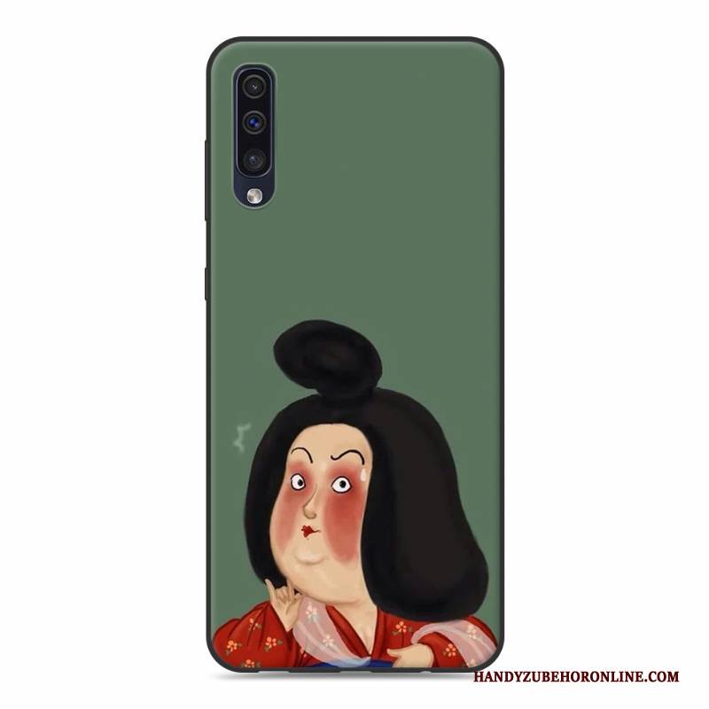 Hülle Samsung Galaxy A50 Karikatur Rosa Persönlichkeit, Case Samsung Galaxy A50 Silikon Neu Trend