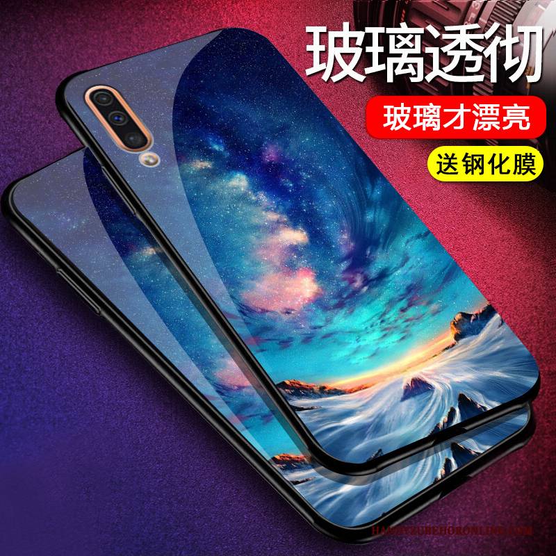 Hülle Samsung Galaxy A50 Kreativ Handyhüllen Anti-sturz, Case Samsung Galaxy A50 Taschen Grün Trend