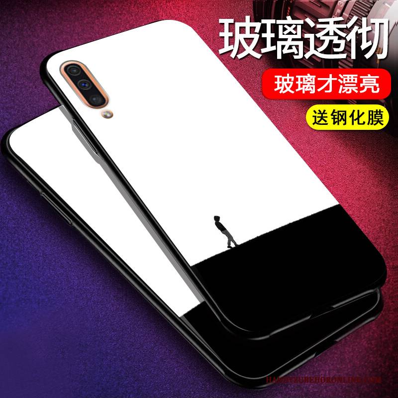 Hülle Samsung Galaxy A50 Kreativ Handyhüllen Anti-sturz, Case Samsung Galaxy A50 Taschen Grün Trend