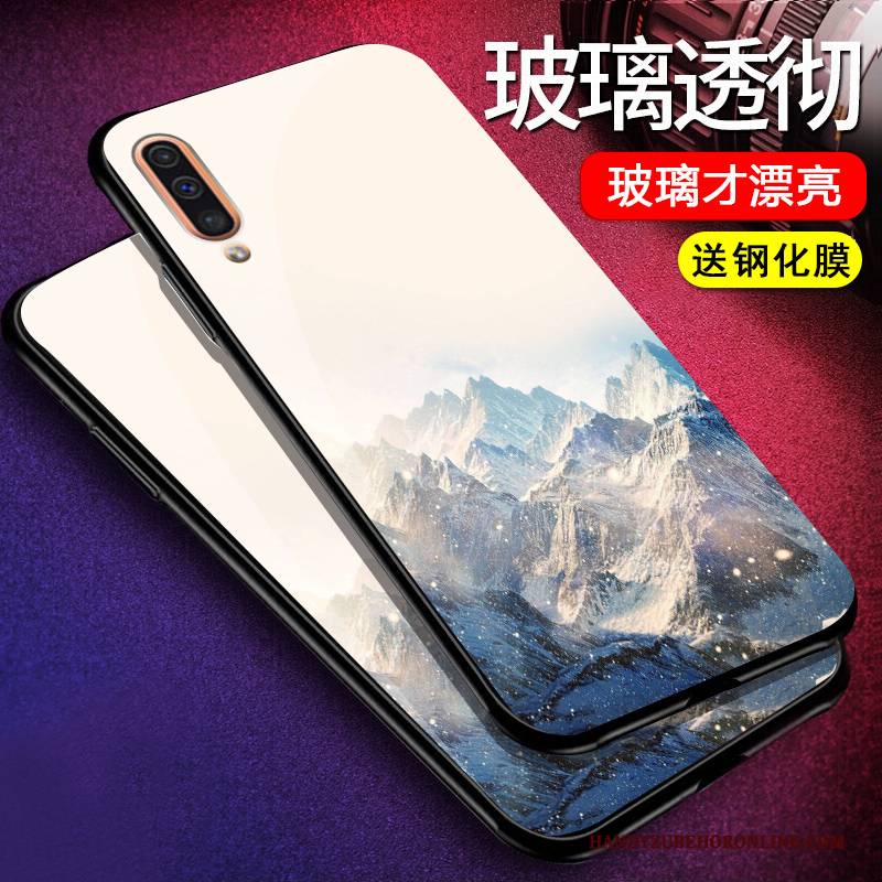 Hülle Samsung Galaxy A50 Kreativ Handyhüllen Anti-sturz, Case Samsung Galaxy A50 Taschen Grün Trend