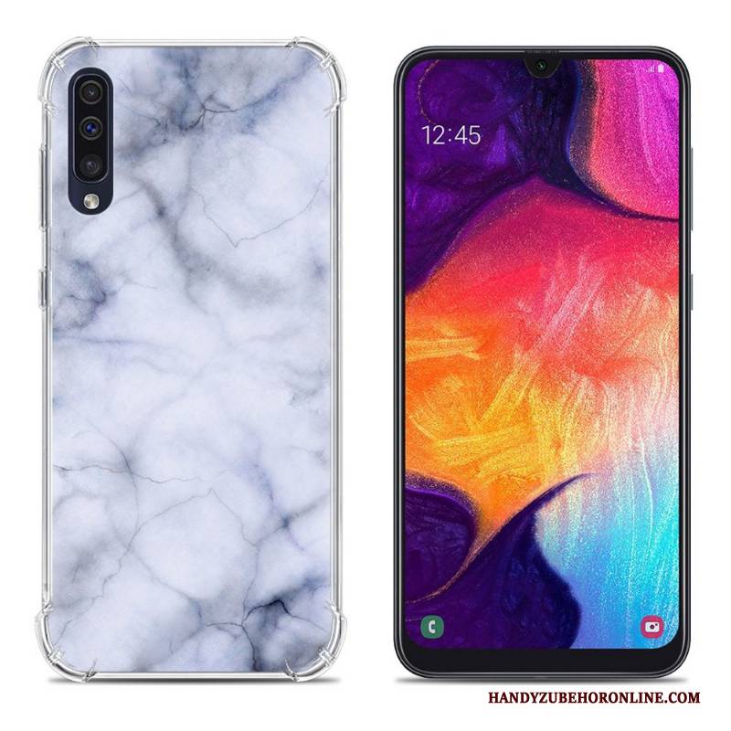 Hülle Samsung Galaxy A50 Kreativ Handyhüllen Rosa, Case Samsung Galaxy A50 Gemalt Anti-sturz Ballon