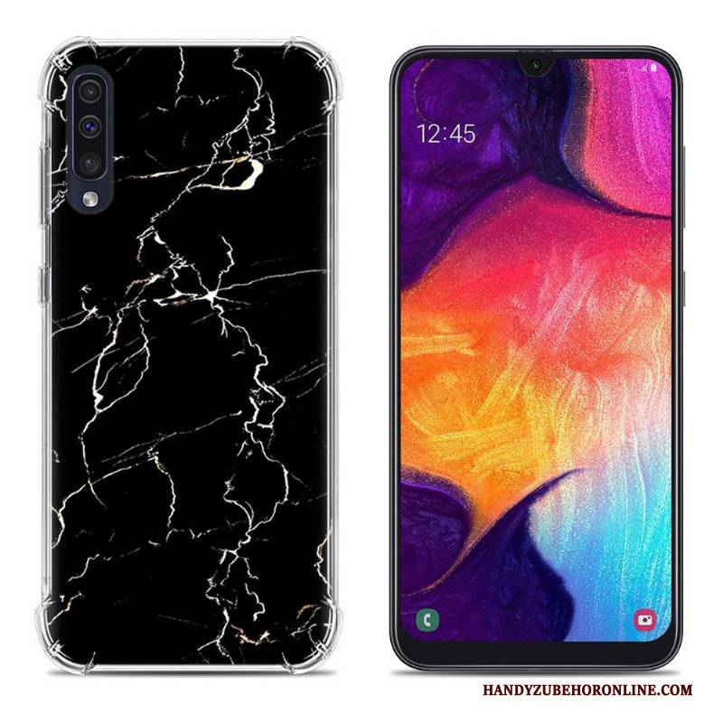 Hülle Samsung Galaxy A50 Kreativ Handyhüllen Rosa, Case Samsung Galaxy A50 Gemalt Anti-sturz Ballon