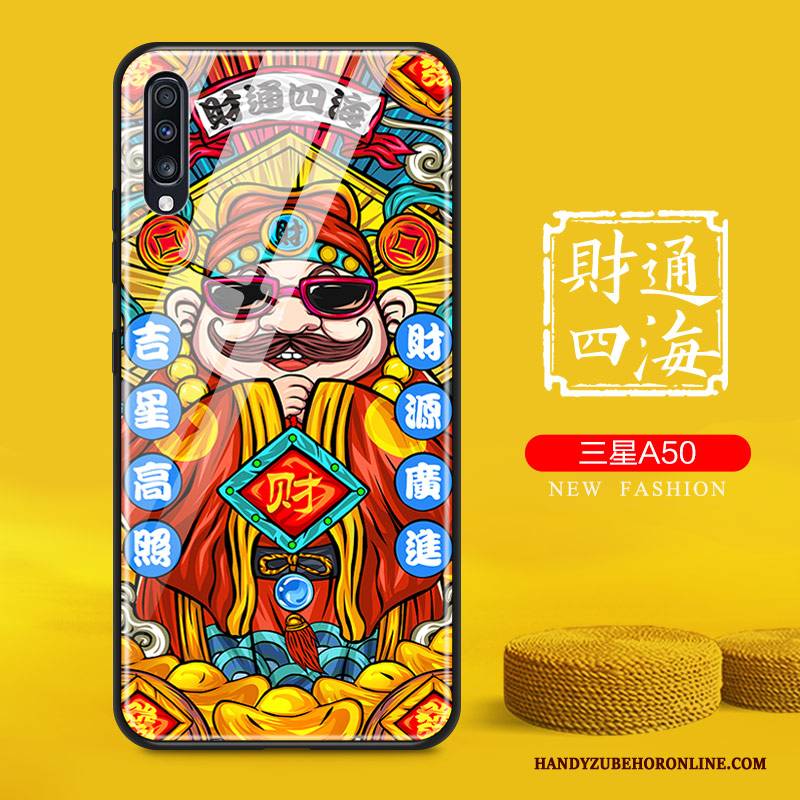 Hülle Samsung Galaxy A50 Kreativ Persönlichkeit Original, Case Samsung Galaxy A50 Schutz Trend Chinesische Art