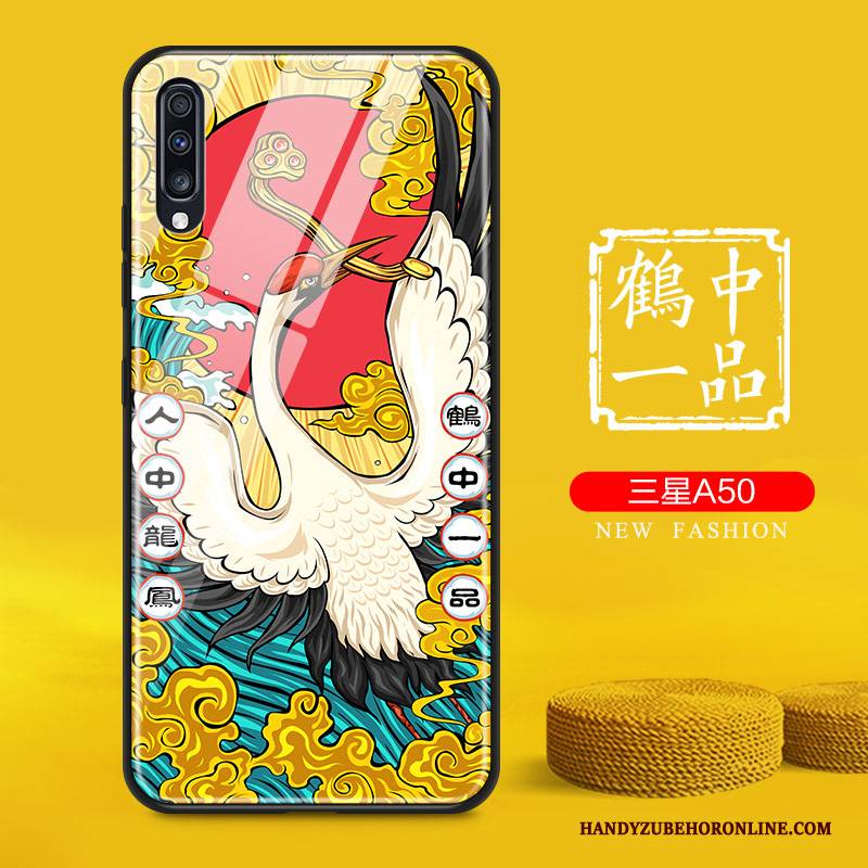 Hülle Samsung Galaxy A50 Kreativ Persönlichkeit Original, Case Samsung Galaxy A50 Schutz Trend Chinesische Art