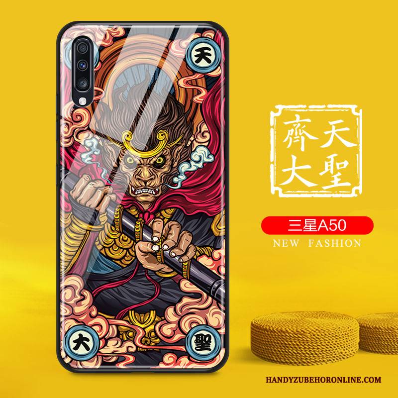 Hülle Samsung Galaxy A50 Kreativ Persönlichkeit Original, Case Samsung Galaxy A50 Schutz Trend Chinesische Art