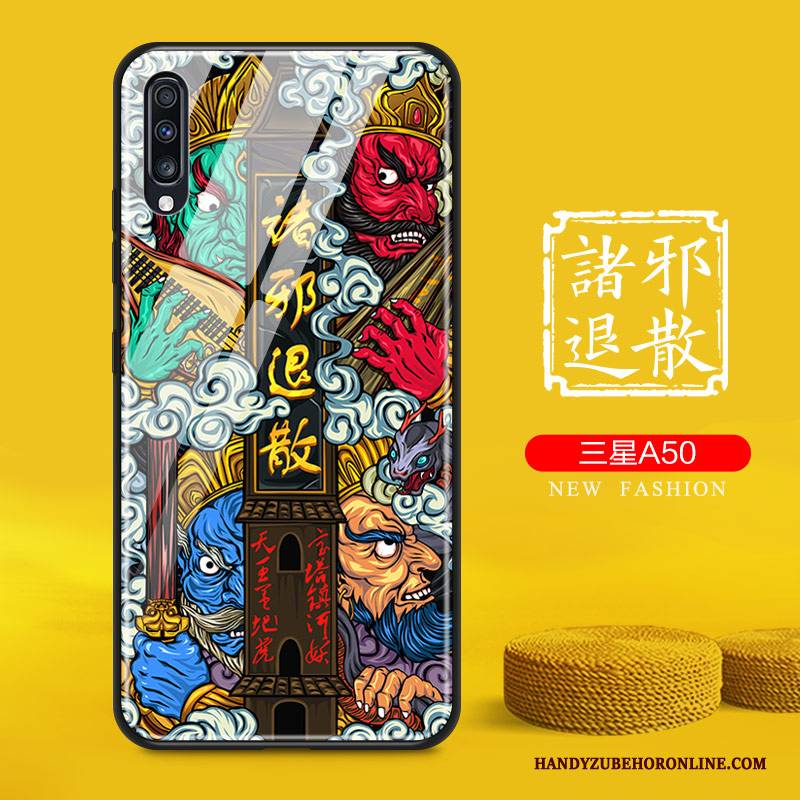 Hülle Samsung Galaxy A50 Kreativ Persönlichkeit Original, Case Samsung Galaxy A50 Schutz Trend Chinesische Art