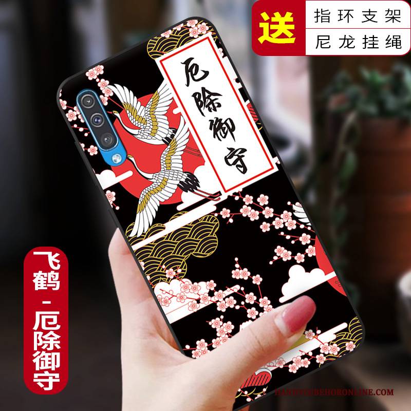 Hülle Samsung Galaxy A50 Mode Chinesische Art Neu, Case Samsung Galaxy A50 Silikon Handyhüllen Anti-sturz