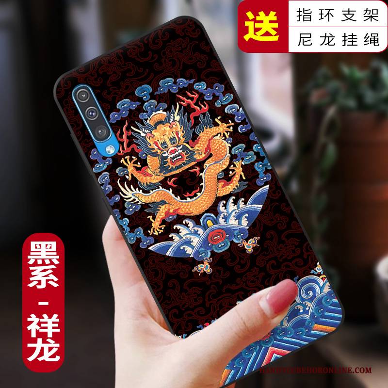 Hülle Samsung Galaxy A50 Mode Chinesische Art Neu, Case Samsung Galaxy A50 Silikon Handyhüllen Anti-sturz