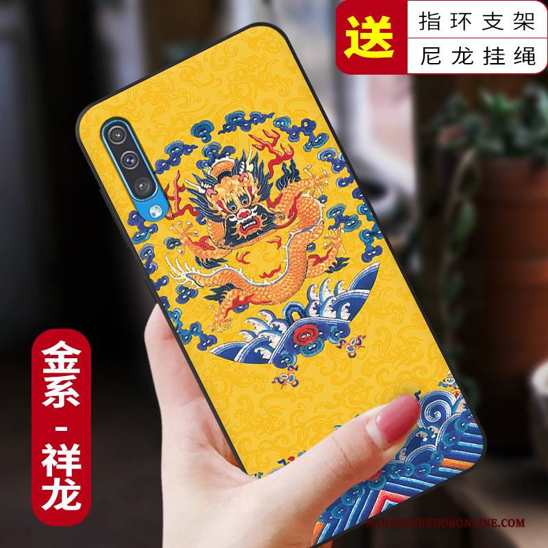 Hülle Samsung Galaxy A50 Mode Chinesische Art Neu, Case Samsung Galaxy A50 Silikon Handyhüllen Anti-sturz