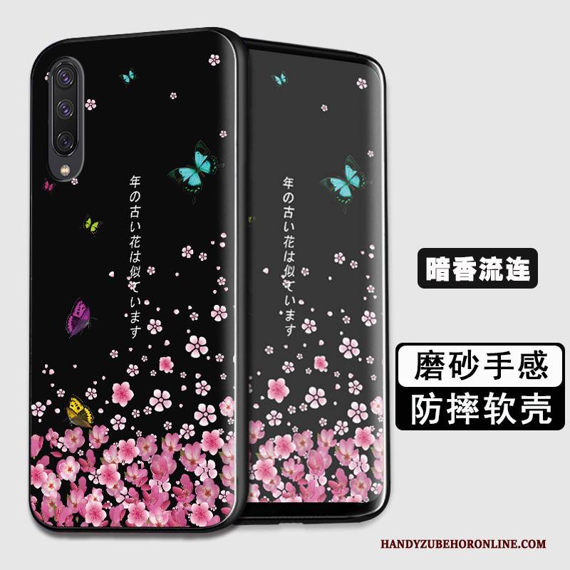 Hülle Samsung Galaxy A50 Schutz Blau Handyhüllen, Case Samsung Galaxy A50 Silikon Persönlichkeit Anti-sturz