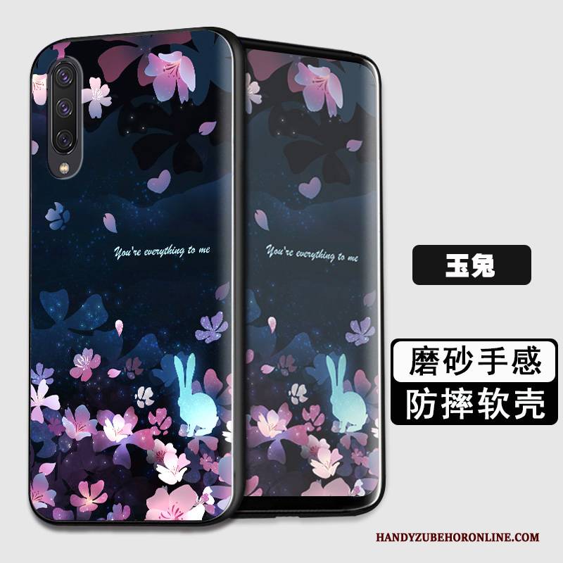 Hülle Samsung Galaxy A50 Schutz Blau Handyhüllen, Case Samsung Galaxy A50 Silikon Persönlichkeit Anti-sturz