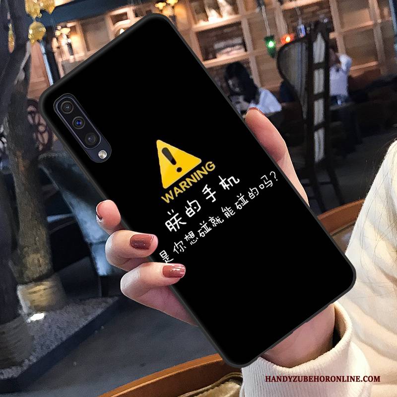 Hülle Samsung Galaxy A50 Silikon Persönlichkeit Liebhaber, Case Samsung Galaxy A50 Weiche Anti-sturz Netto Rot