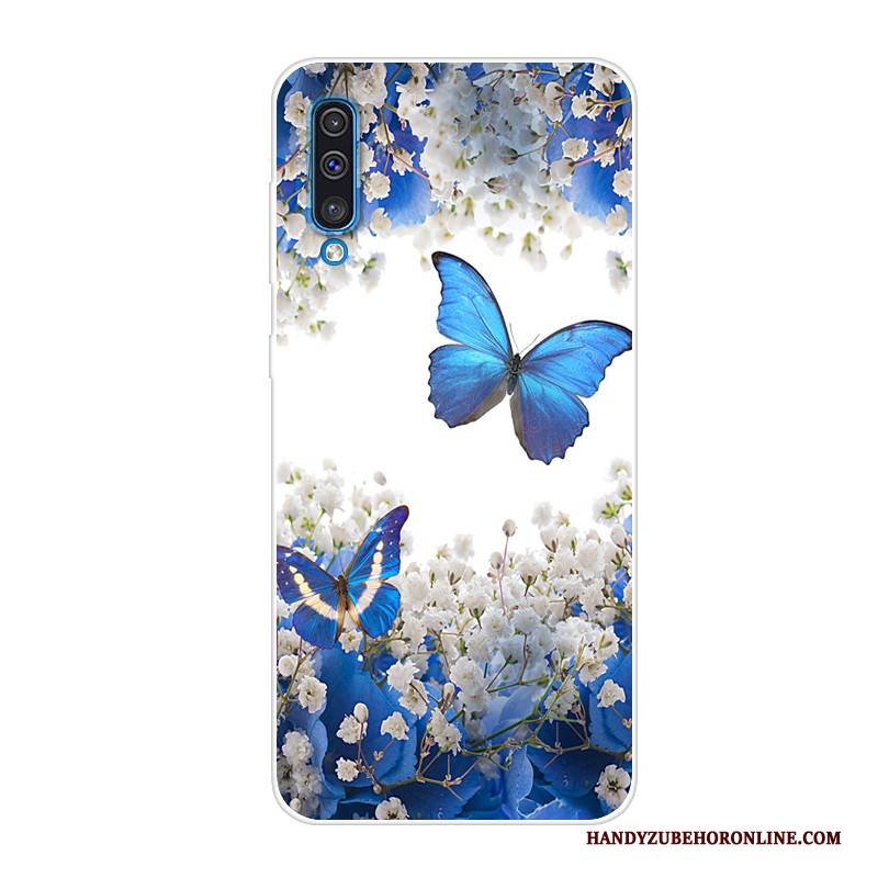 Hülle Samsung Galaxy A50 Taschen Anti-sturz Trend, Case Samsung Galaxy A50 Silikon Handyhüllen Schwarz