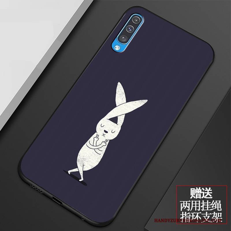 Hülle Samsung Galaxy A50 Weiche Einfach Schwarz, Case Samsung Galaxy A50 Taschen Persönlichkeit Handyhüllen