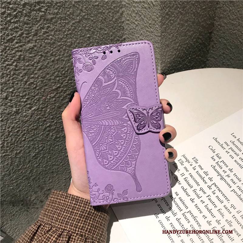 Hülle Samsung Galaxy A50s Folio Grau Anti-sturz, Case Samsung Galaxy A50s Lederhülle Handyhüllen