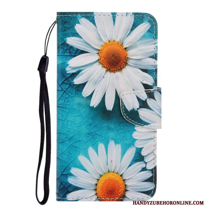 Hülle Samsung Galaxy A50s Folio Nette Blau, Case Samsung Galaxy A50s Taschen Handyhüllen