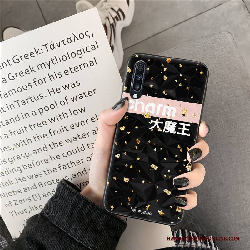 Hülle Samsung Galaxy A50s Karikatur Rosa Trend, Case Samsung Galaxy A50s Liebhaber Handyhüllen