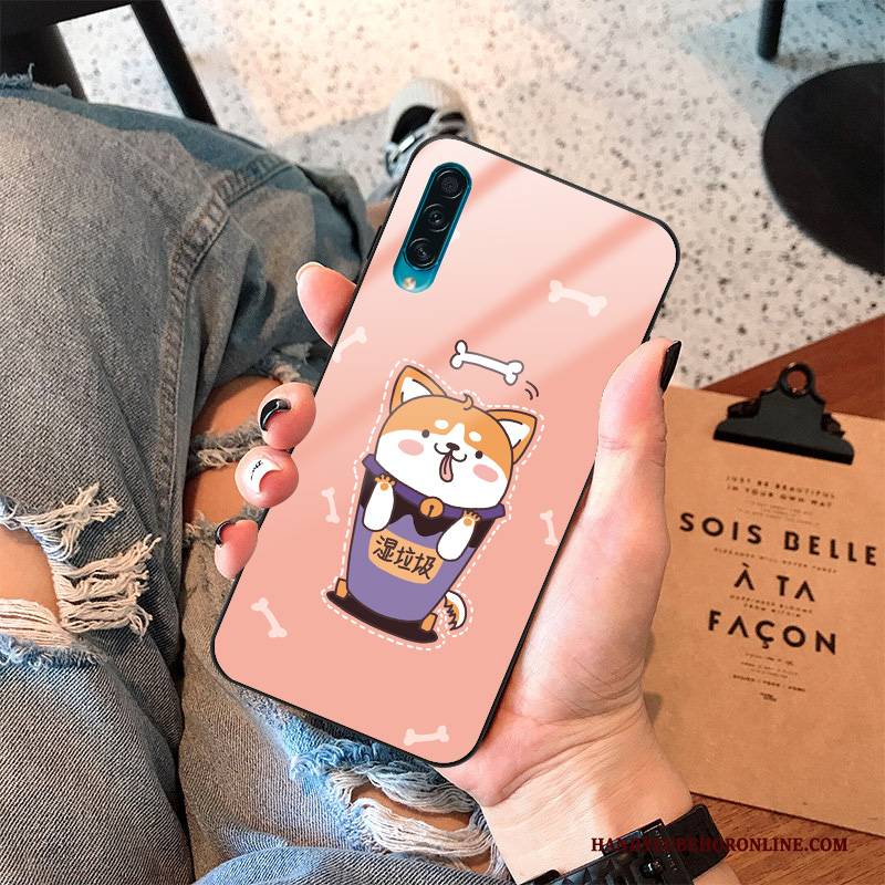 Hülle Samsung Galaxy A50s Kreativ Handyhüllen Anti-sturz, Case Samsung Galaxy A50s Silikon Glas Nette